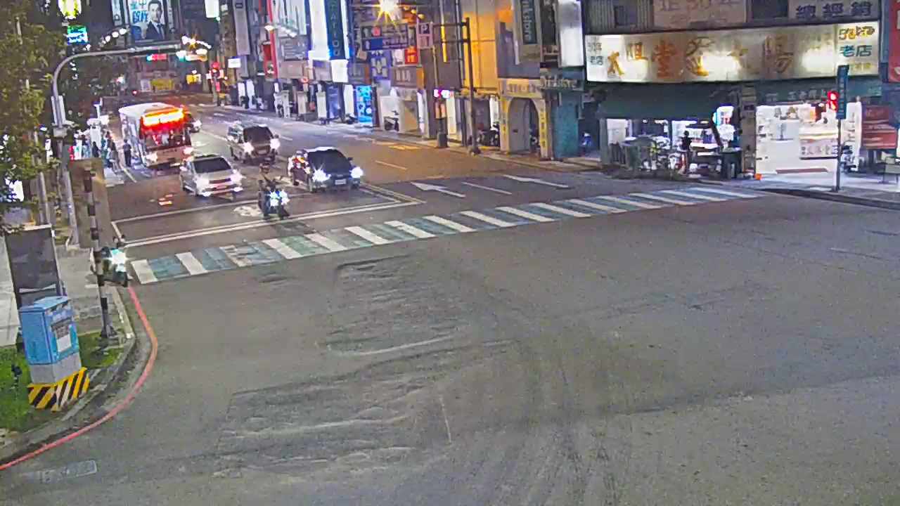 台中市道路 [00184]臺灣大道/建國路(右側車流往文心路),Taiwan Blvd/ Jianguo Rd.(Right side Traffic flow to Wenxin Rd.) 距離2.4公里