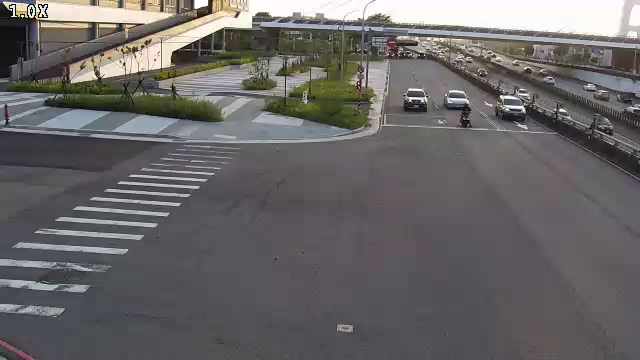 環中路/經貿路 (車流往中清路) Huanzhong Rd. /Jingmao Rd. (Right side Traffic flow to Zhongqing Rd.)